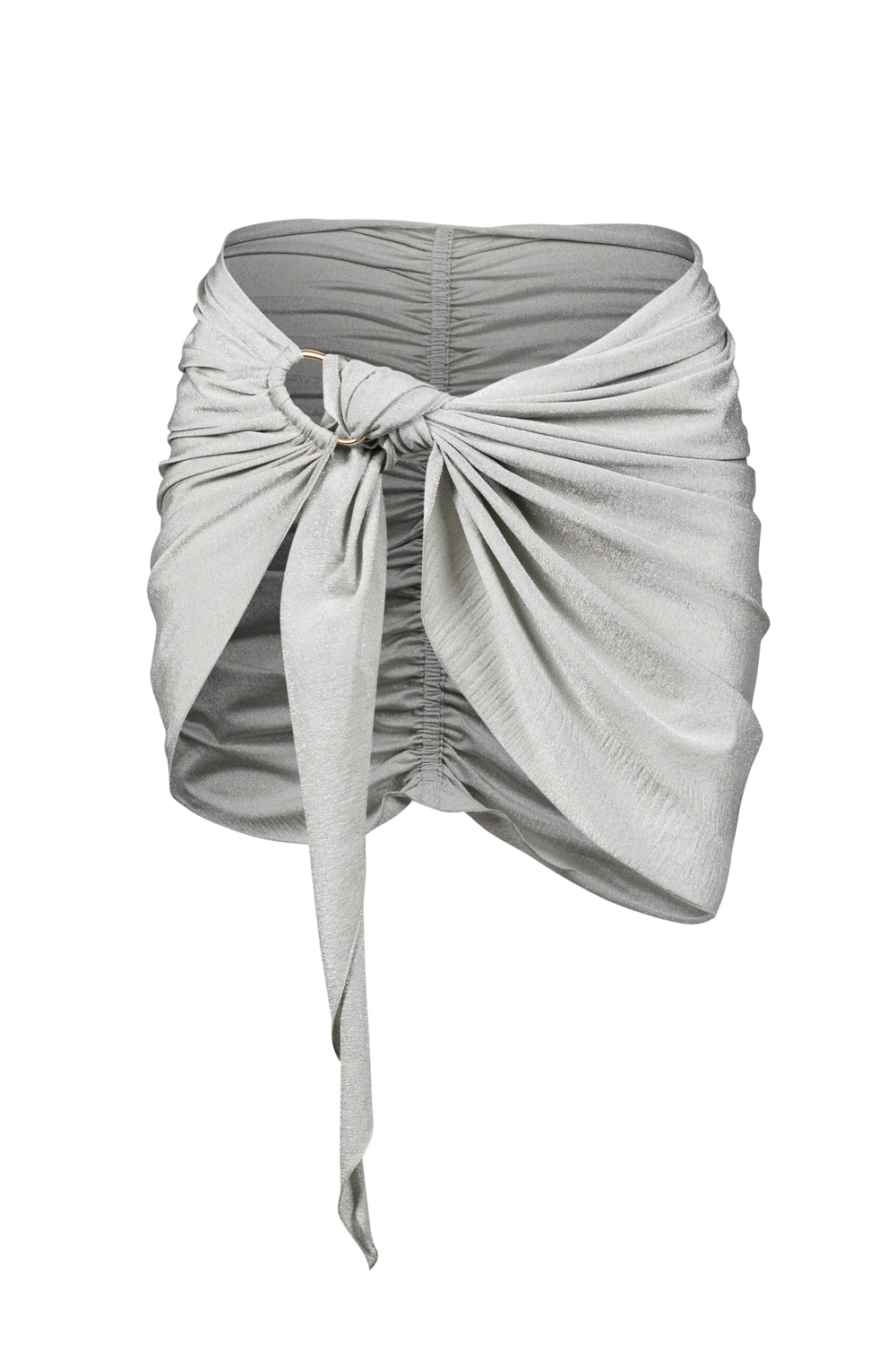 ACARA LUREX SKIRT IN SILVER